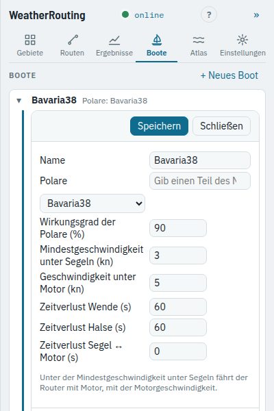 Die Karte von Bavaria38 zum Bearbeiten geöffnet